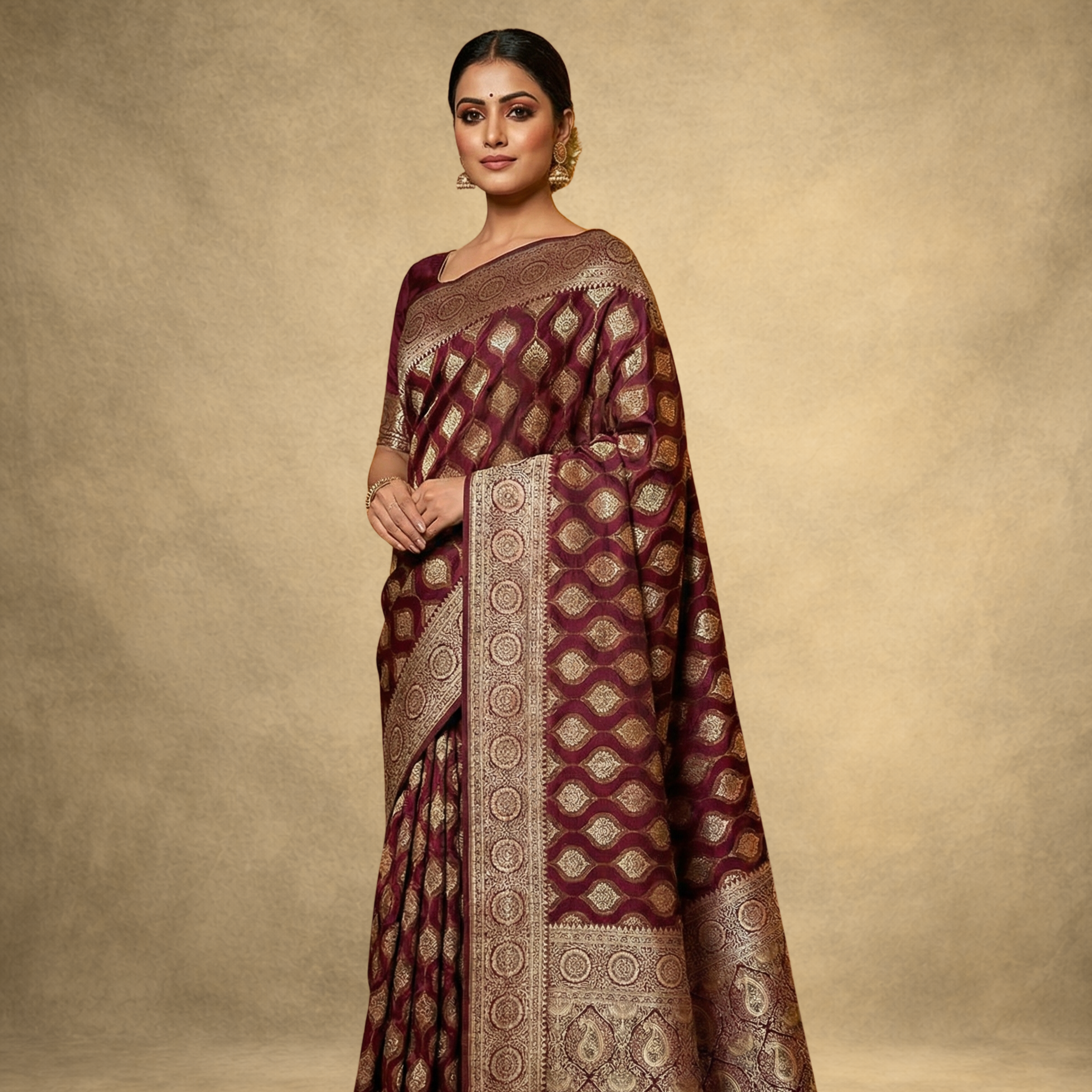 Banarasi Satin Silk Saree Collection  - Intricate Weaving